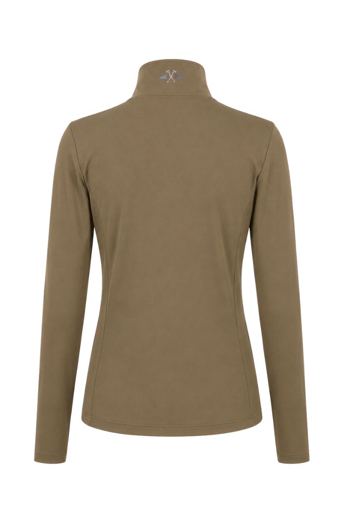 HV Polo Reitshirt langarm HVPDenise Oil Green