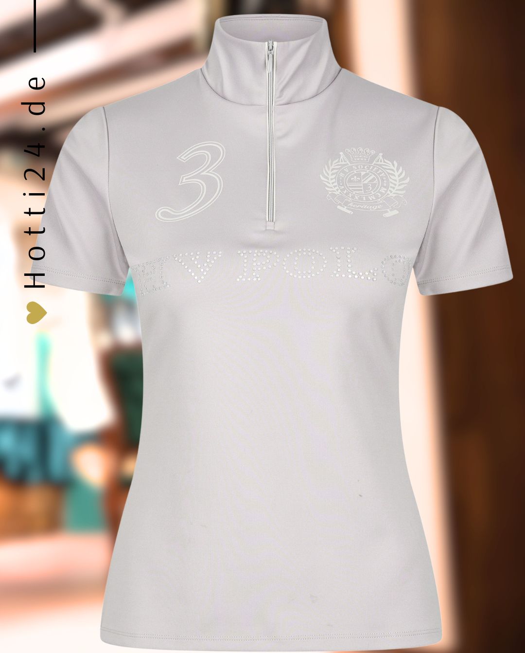 HV Polo "Women's Training Shirt Tech HVPFavouritas Platinum Grey