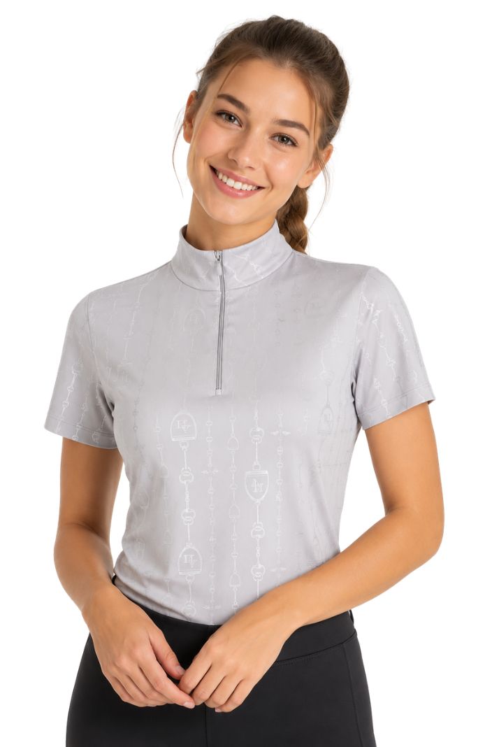 HV Polo Reitshirt Tech HVPJolie Pearl Grey