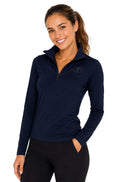 HV Polo Reitshirt Langarm HVPDarlene Navy