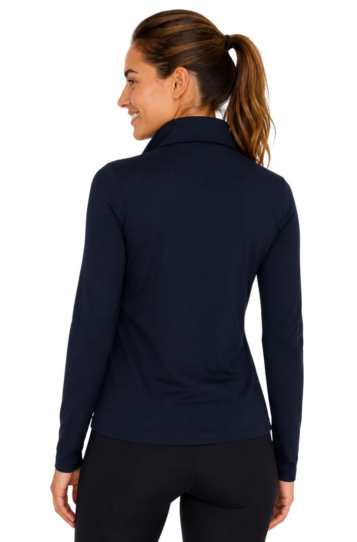 HV Polo Reitshirt Langarm HVPDarlene Navy