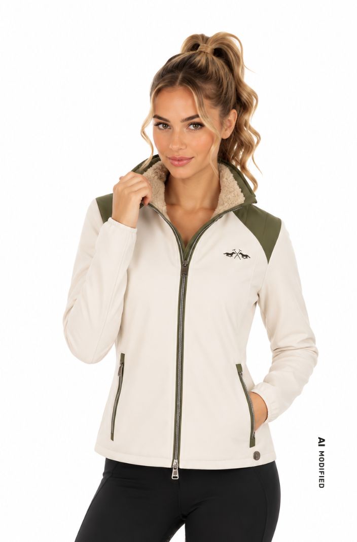 HV Polo "Ladies' Softshell Jacket HVPDavina Ivory