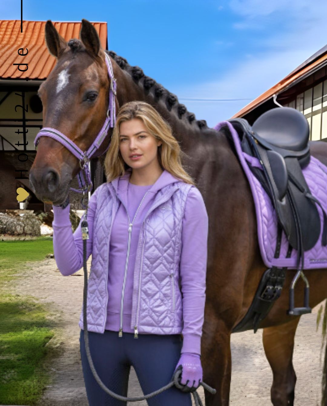 HV POLO »Sweatjacke HVPClassic Violet