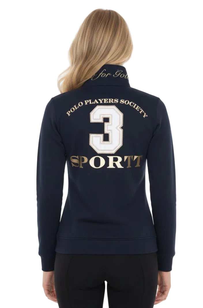 HV Polo Sweatjacke HVPFavouritas Navy Gold