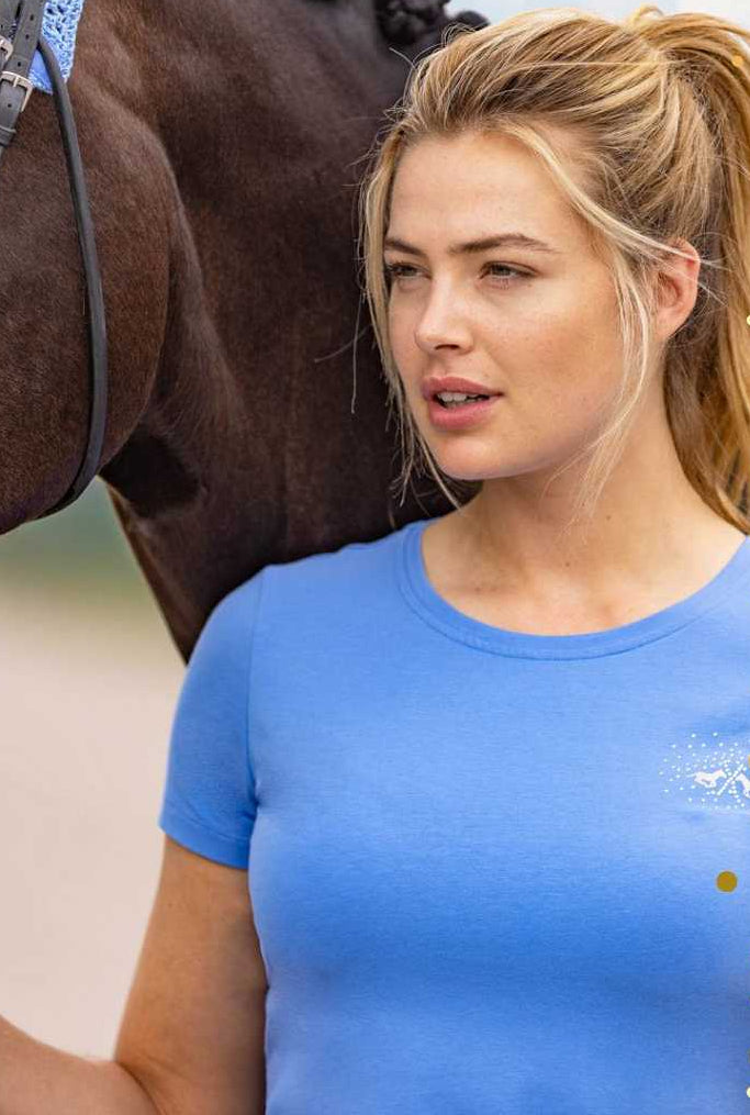 hv polo damen T-shirt classic 0403493400-5000 blau kaufen www.hotti24.de