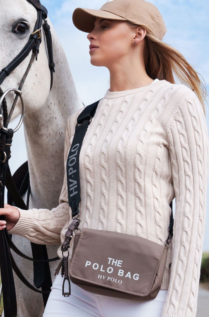 HV Polo "HVPDacy Straw Crossbody Bag