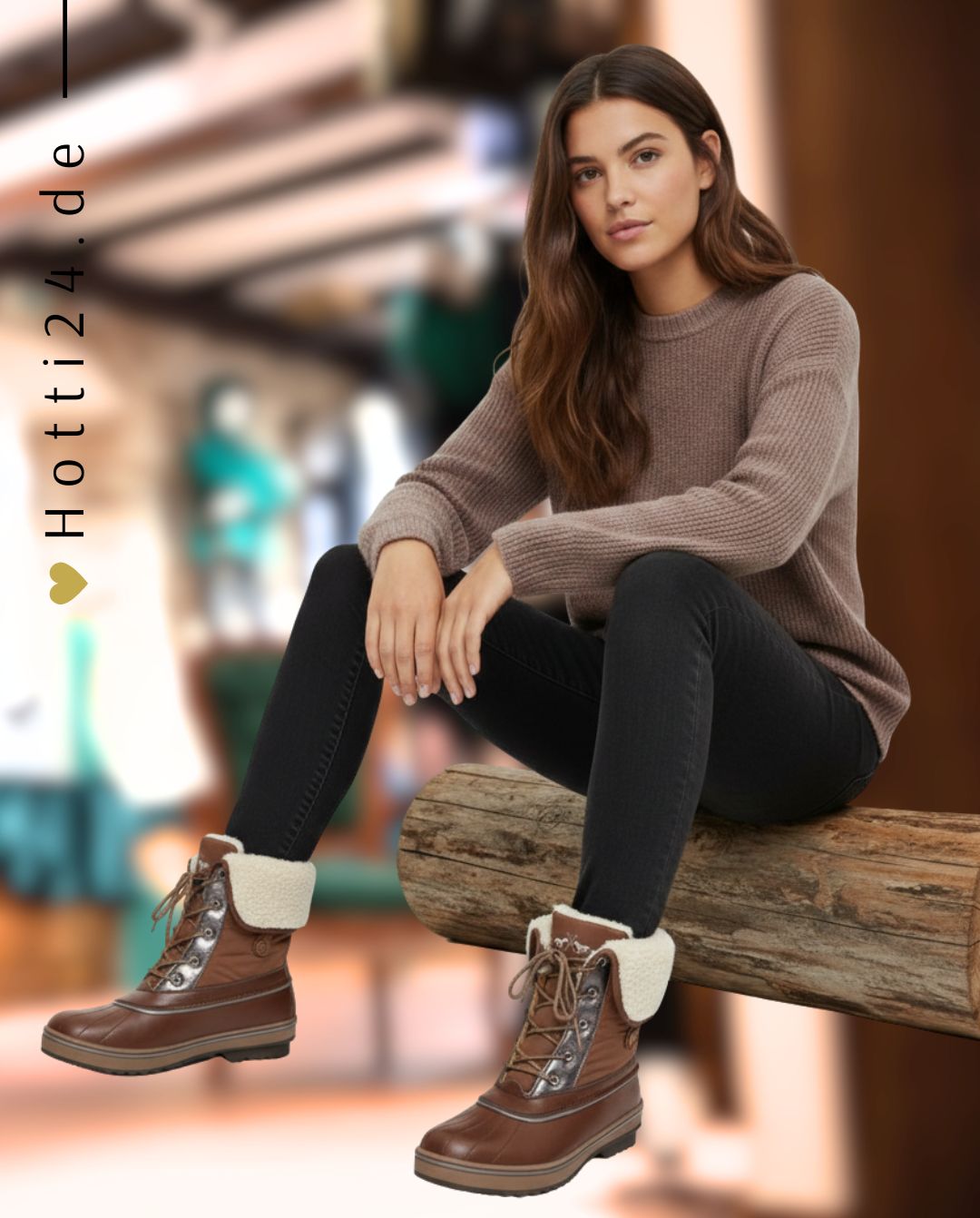 HV POLO »Stallstiefel HVPGlaslynn Luxe Brown
