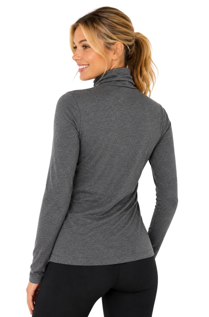 HV Polo Reitshirt Langarm HVPAdeline Anthrazit