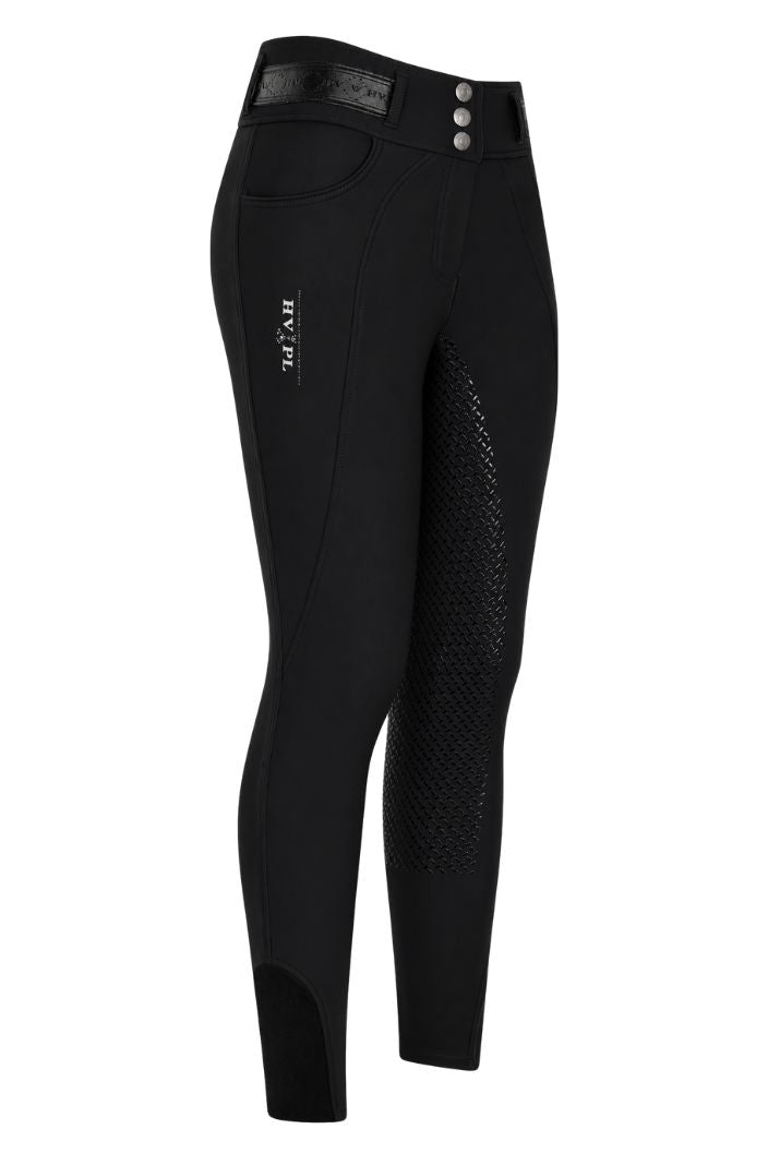 HV Polo Reithose HVPValeska FullGrip Schwarz