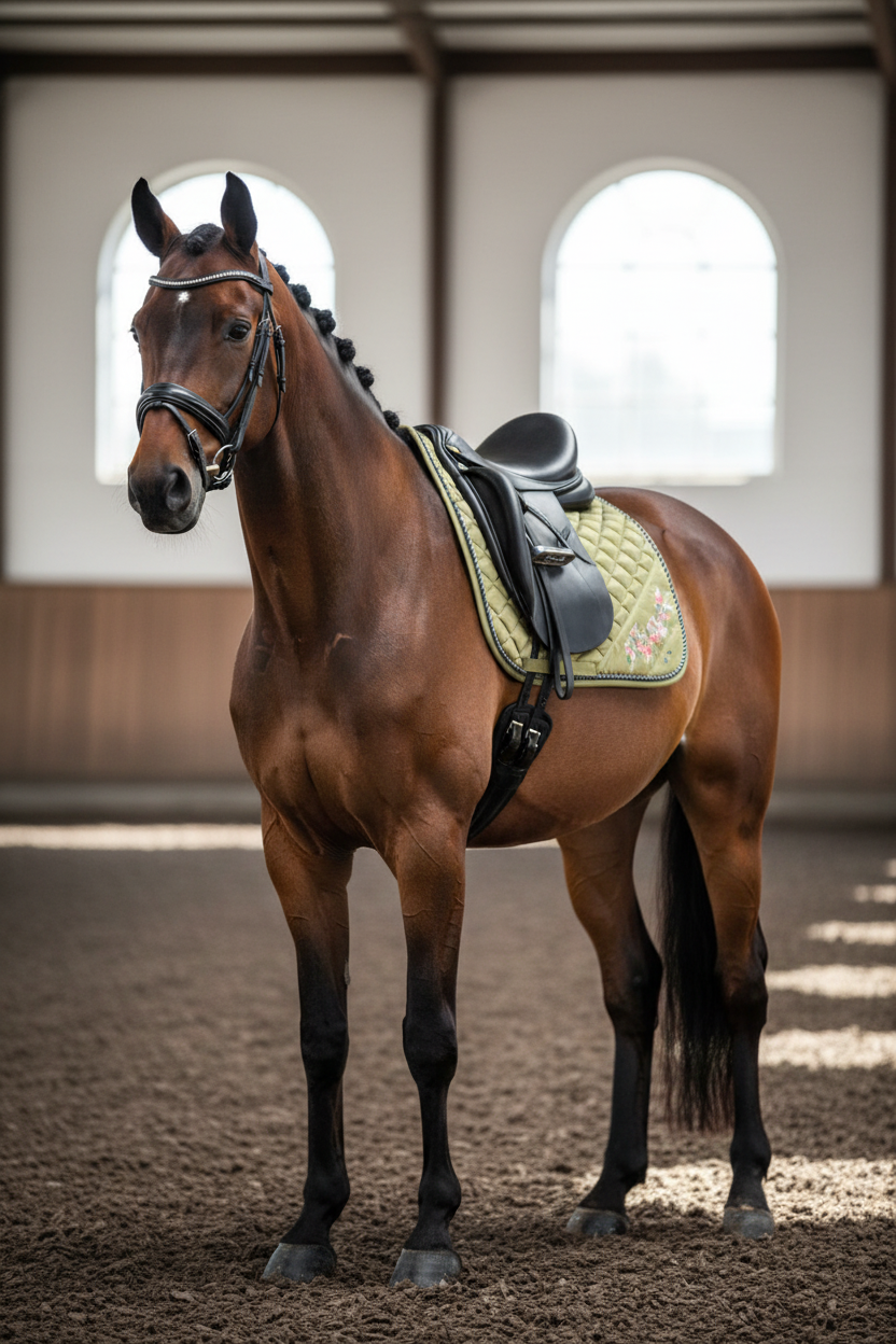 HV Polo Dressurschabracke HVPJackie Oil Green