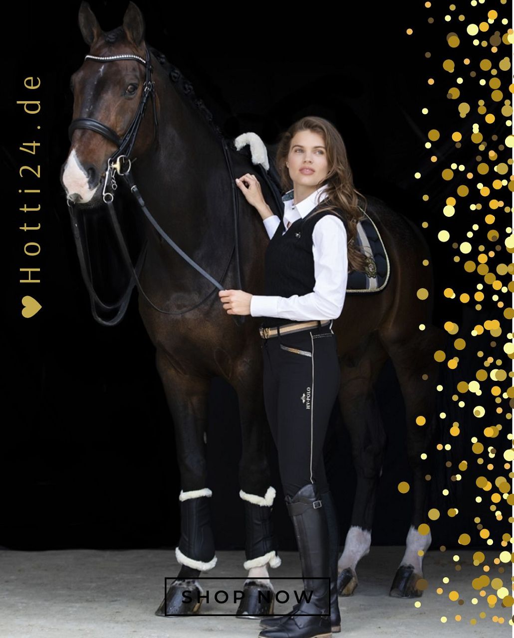 hv polo gamaschen cecile schwarz 2802093354-9000 www-hotti24-de