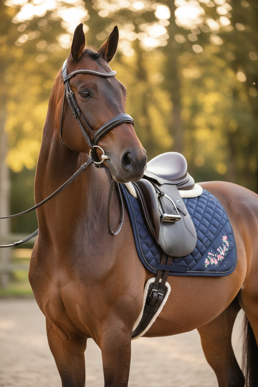 HV Polo Dressurschabracke HVPJackie Navy