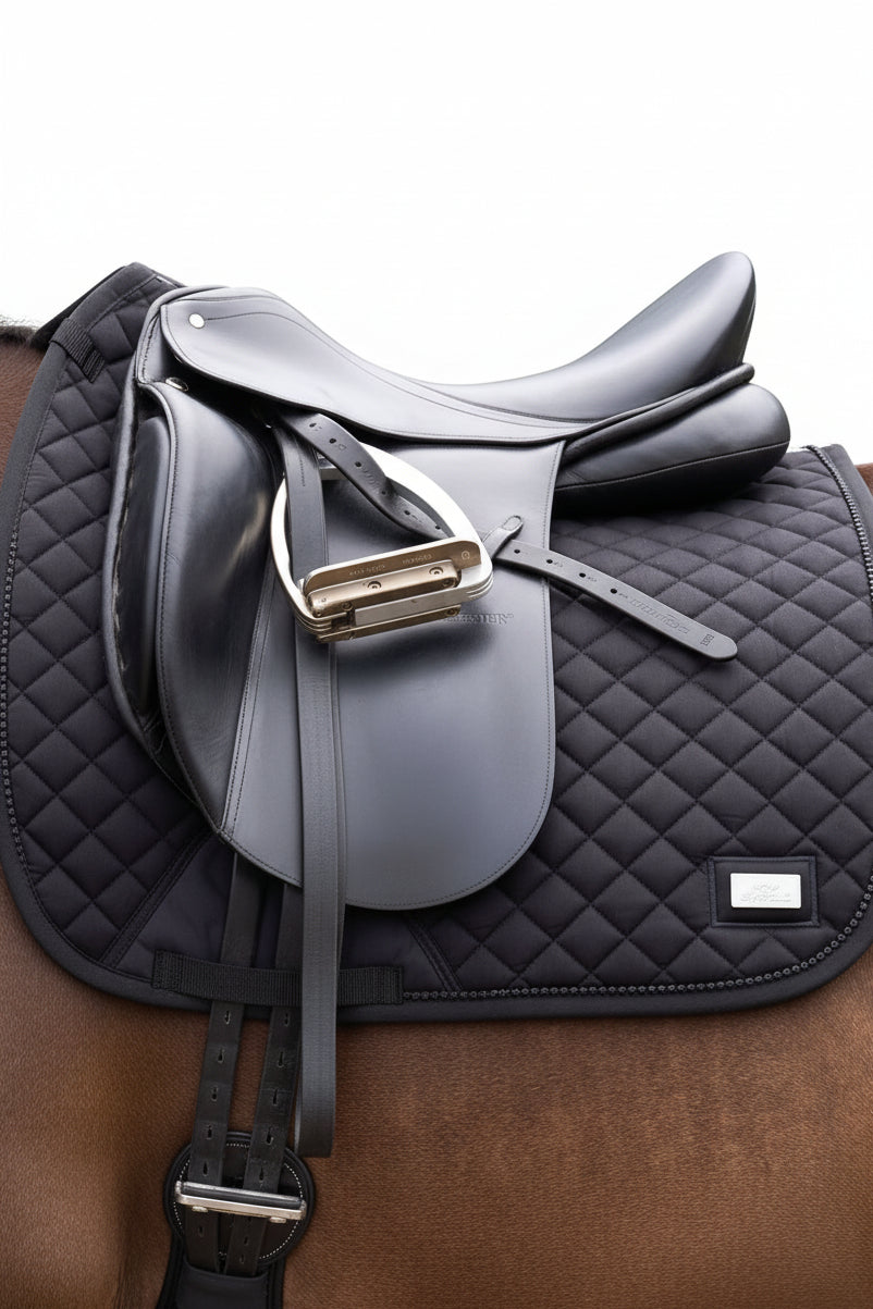 HV Polo Dressage Saddle Pad HVPPro Performance Black