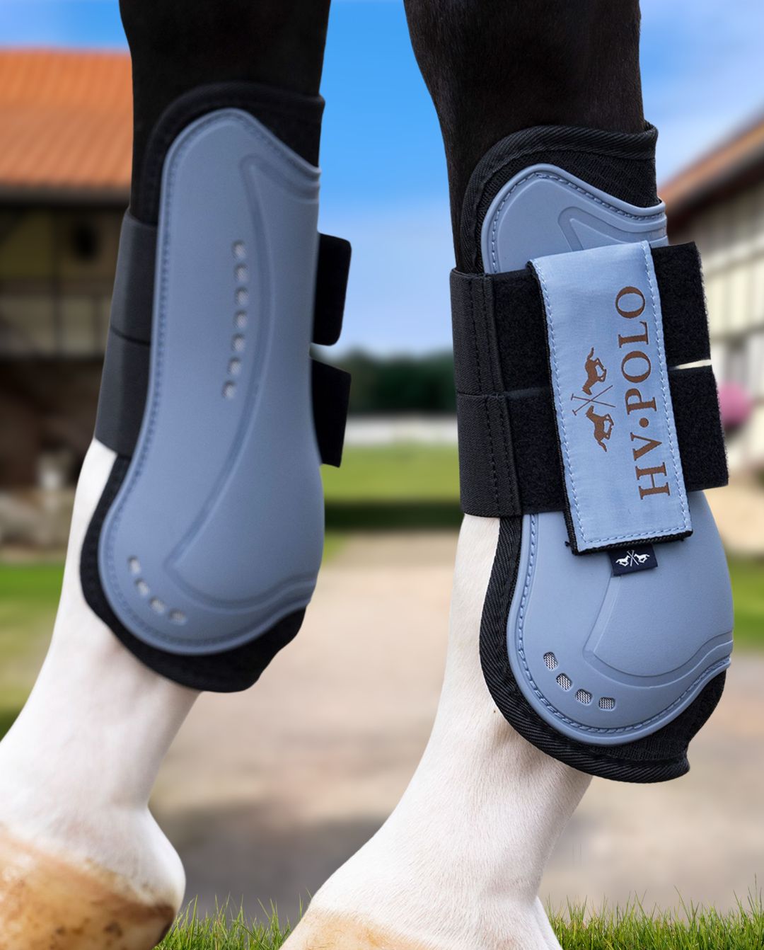 HV POLO »Gamaschen + Streichkappen HVPClassic 4er Set Blue