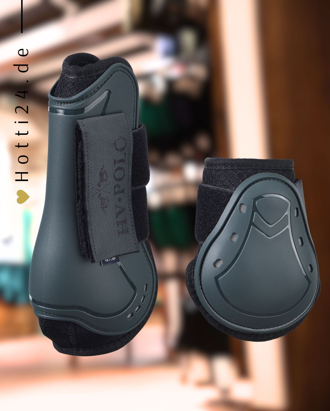 HV POLO »Gamaschen + Streichkappen HVPClassic 4er Set Duck Green