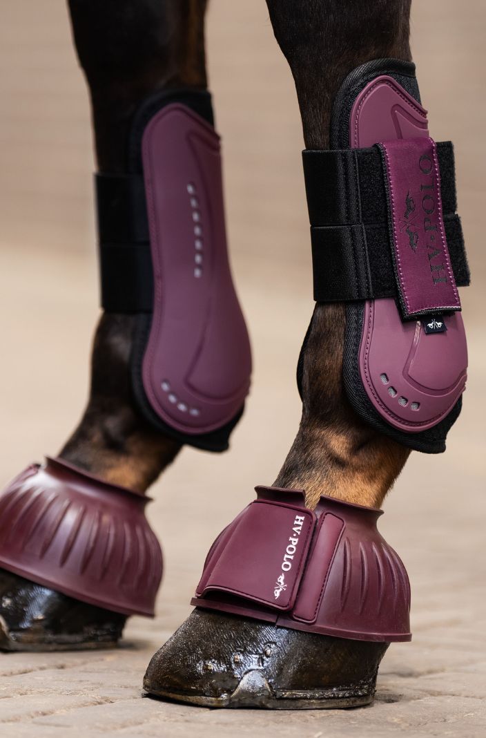 HV Polo Gummi Hufglocken HVPEssential 2er Set Wine