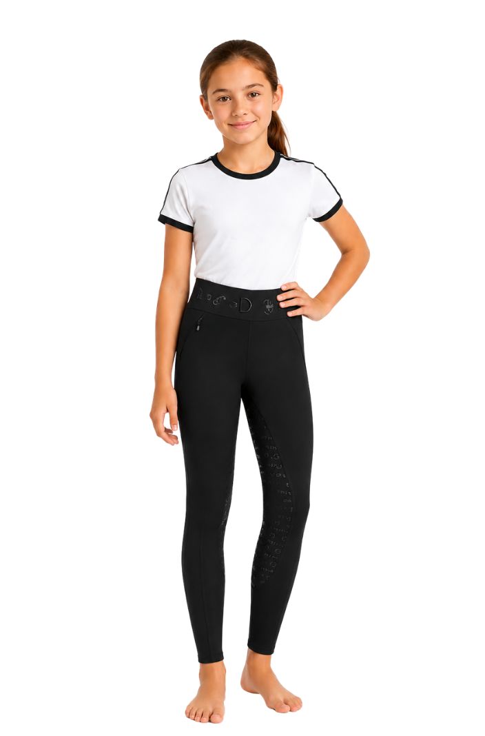 HV Polo Reitleggings HVPEllis FullGrip Schwarz