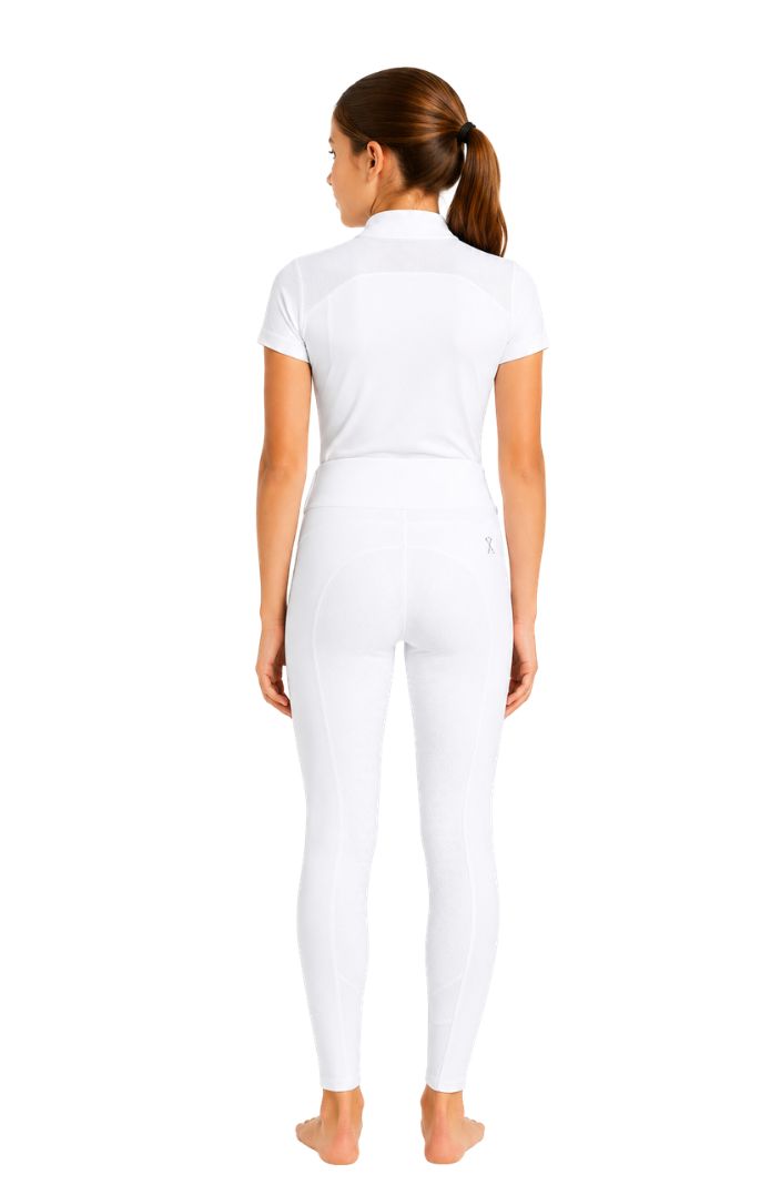 HV Polo Reitleggings HVPEllis FullGrip Weiß