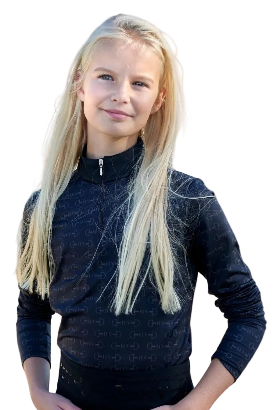 HV Polo Reitshirt Langarm HVPWinnie Navy