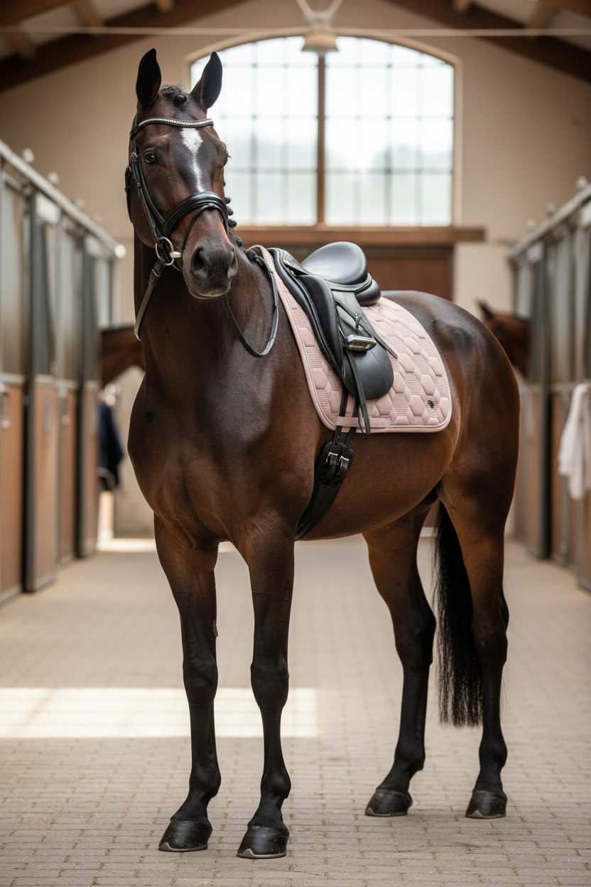 HV Polo Dressage Saddle Pad HVPJenna Espresso