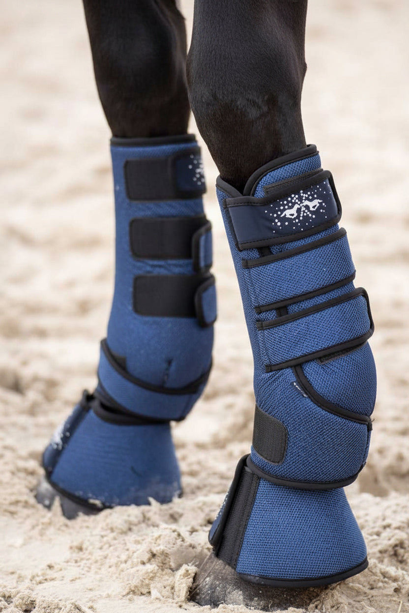 hv polo pferde dressurgamaschen skye 2er set 2802093503-5001 blau