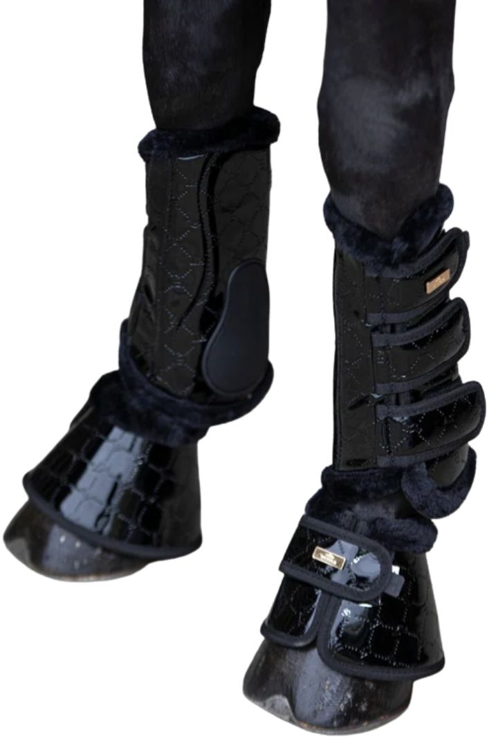 HV Polo Hufglocken HVPCecile 2er Set Lack Schwarz