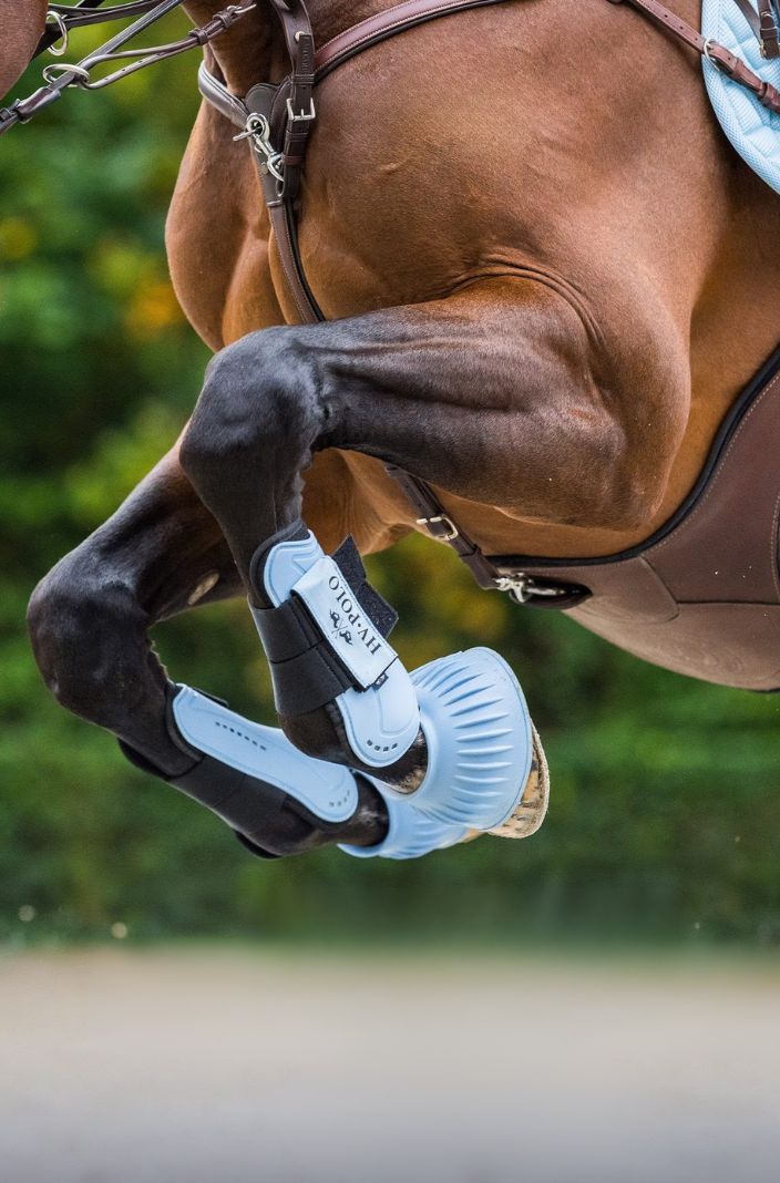 HV Polo Rubber Bell Boots HVPEssential Set of 2 Powder Blue