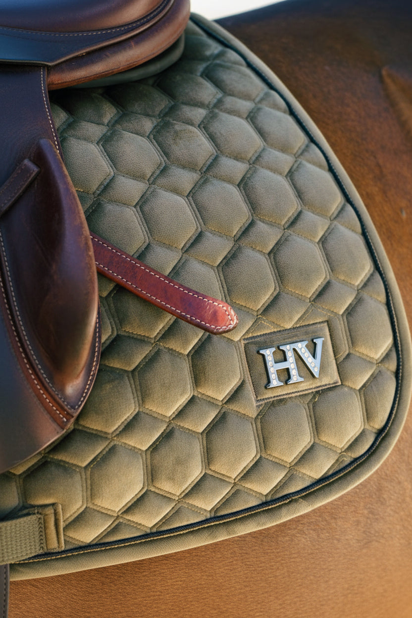 HV Polo Jumping/Eventing Saddle Pad HVPDorian Green