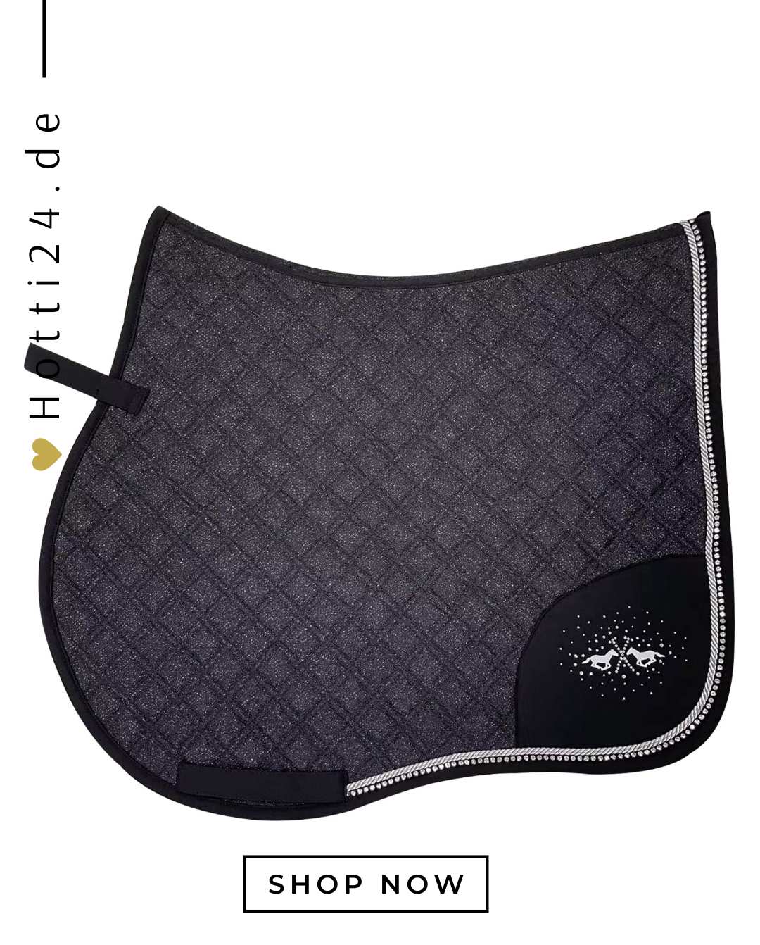 hv polo pferde springen schabracke skye 0801093504-9000 schwarz
