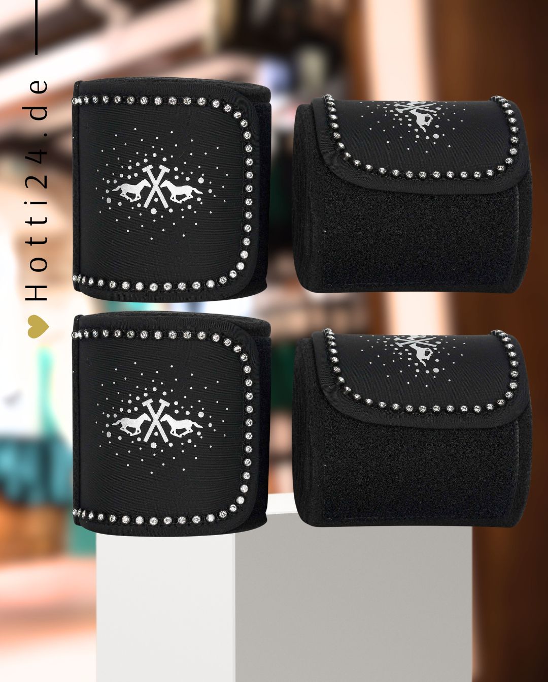 HV POLO »Wickelbandagen HVPClassic 4er Set Black