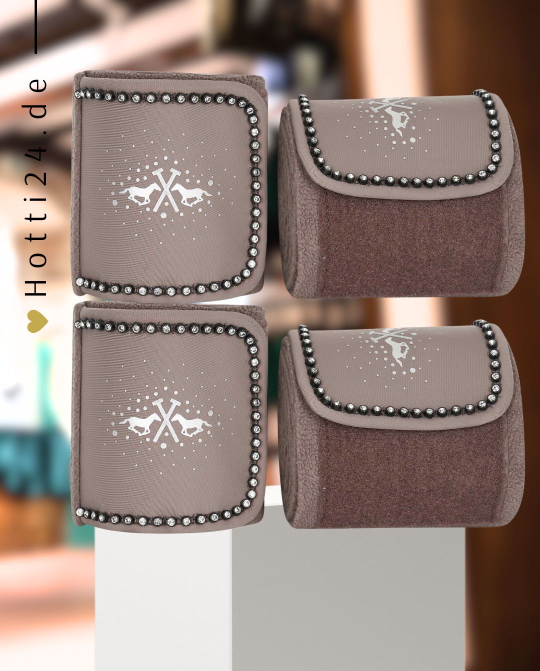 HV POLO »Wickelbandagen HVPClassic 4er Set Espresso
