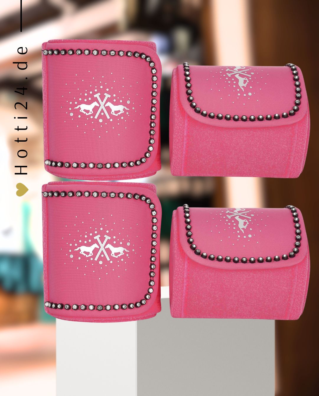 HV POLO »Wickelbandagen HVPClassic 4er Set Pink