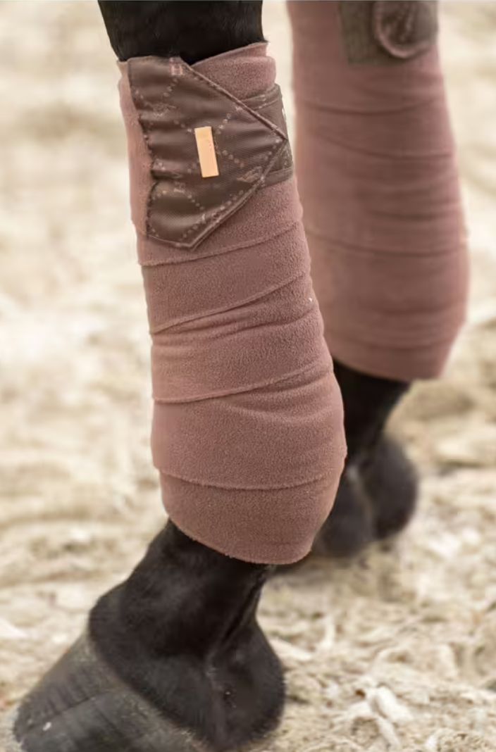 HV Polo Wickelbandagen HVPWelmoed Shine 4er Set Mocca
