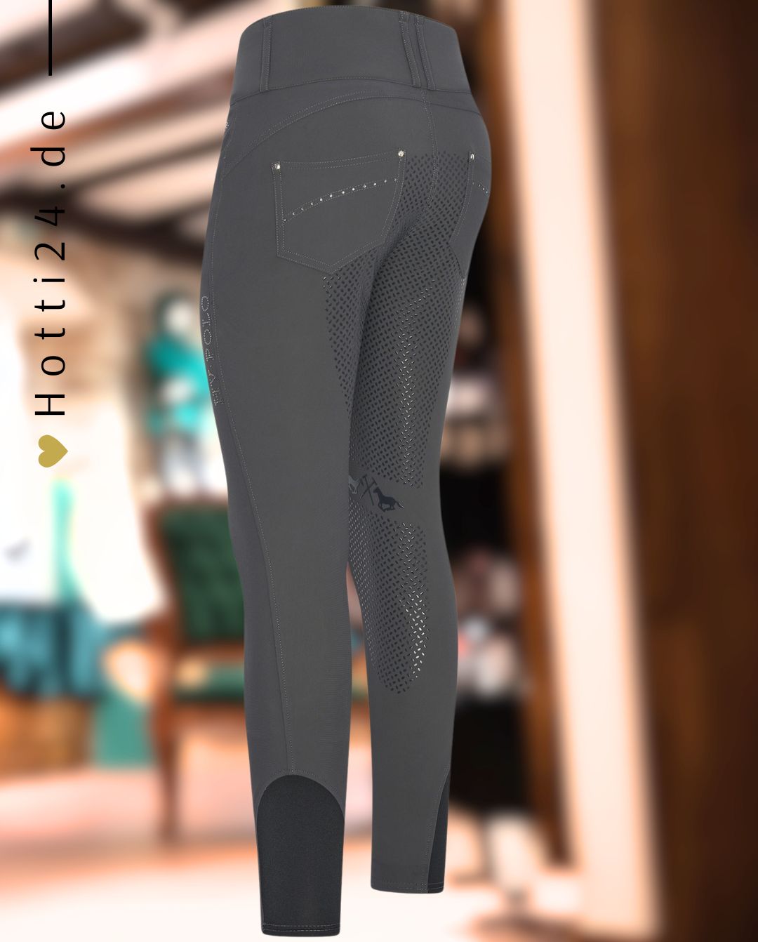 HV POLO »Reithose HVPElena FullGrip Ultimate Grey