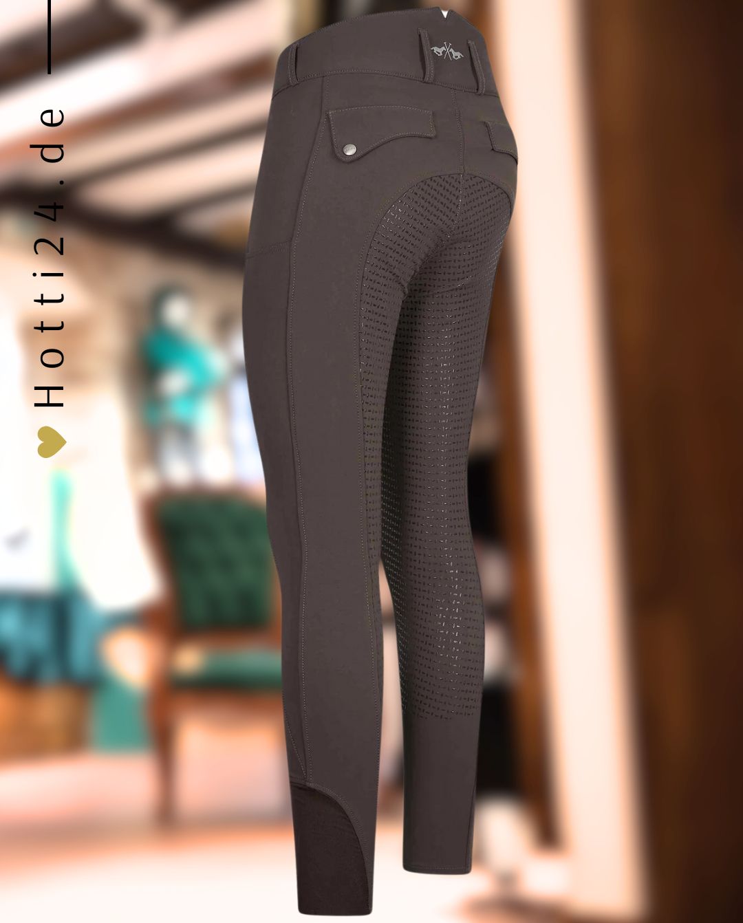 HV POLO »Reithose HVPPauline FullGrip Espresso