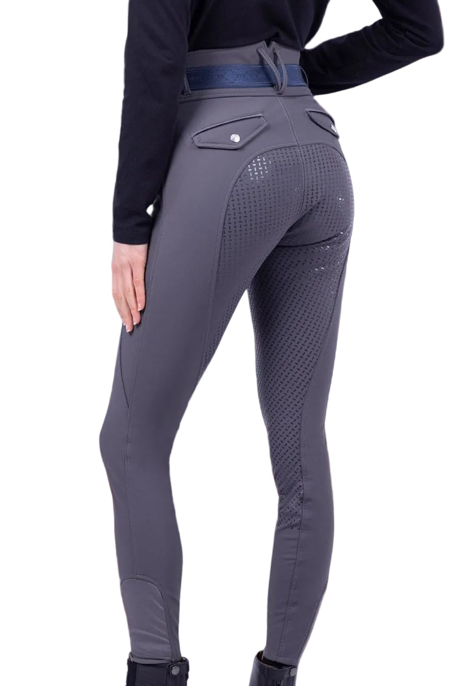 HV Polo Breeches HVPValeska FullGrip Grey