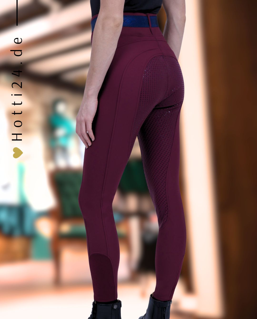 HV POLO »Reitleggings HVPClarissa FullGrip Dark Berry