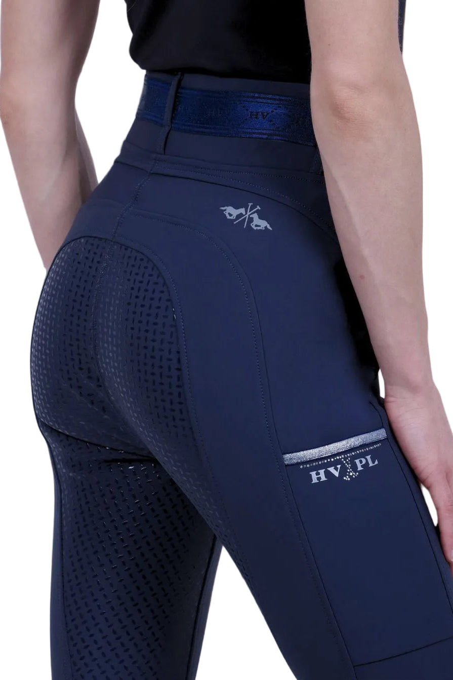 HV Polo "Ladies' Riding Leggings HVPClarissa FullGrip Navy