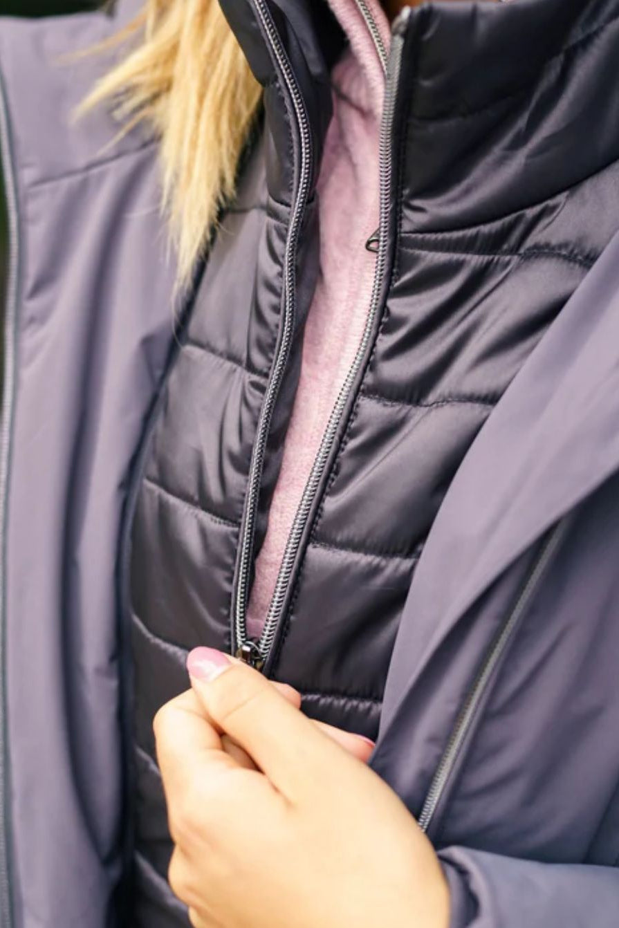 HV Polo Reitmantel HVPIsa Zinc Grey