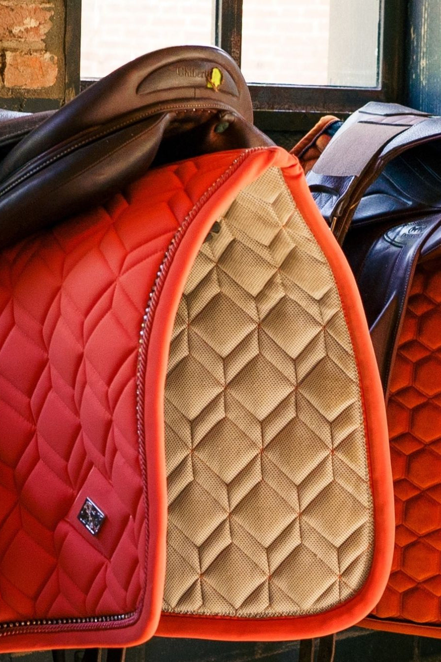 HV Polo Jumping Saddle Pad HVPClassic Ginger