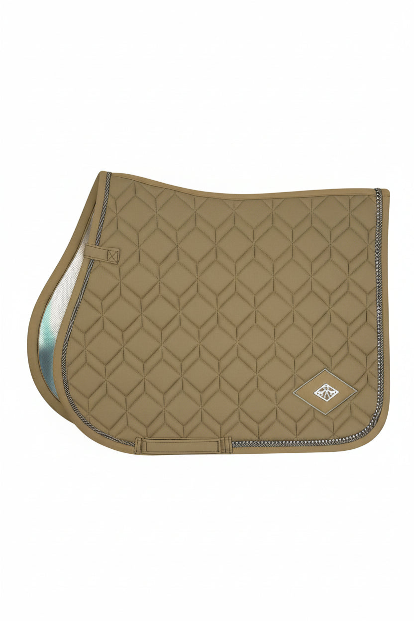HV Polo Jumping Saddle Pad HVPClassic Oil Green