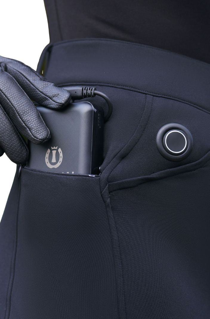 Imperial Riding "Women's Heated FullGrip Breeches Black 🔥
