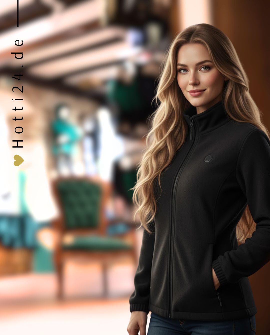 Imperial Riding »Beheizbare Fleecejacke Black 🔥