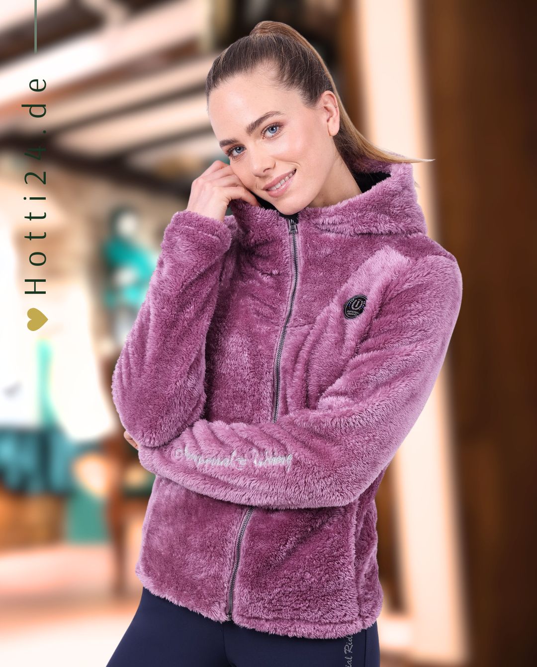 IMPERIAL RIDING »Fleecejacke IRHCosy Bloom Pink