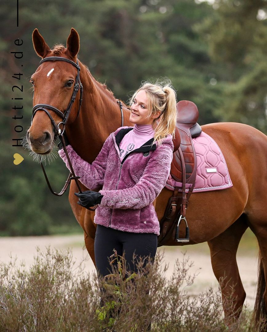 Hotti24 – Riding ❗SALE Fleecejacke »Kinder Imperial Pink Cosy