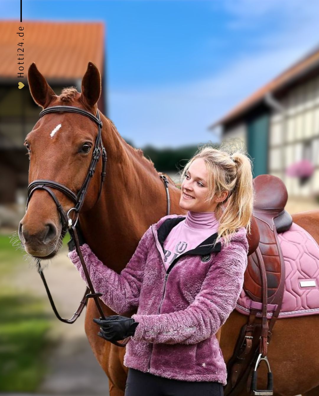 IMPERIAL RIDING »Fleecejacke IRHCosy Bloom Pink