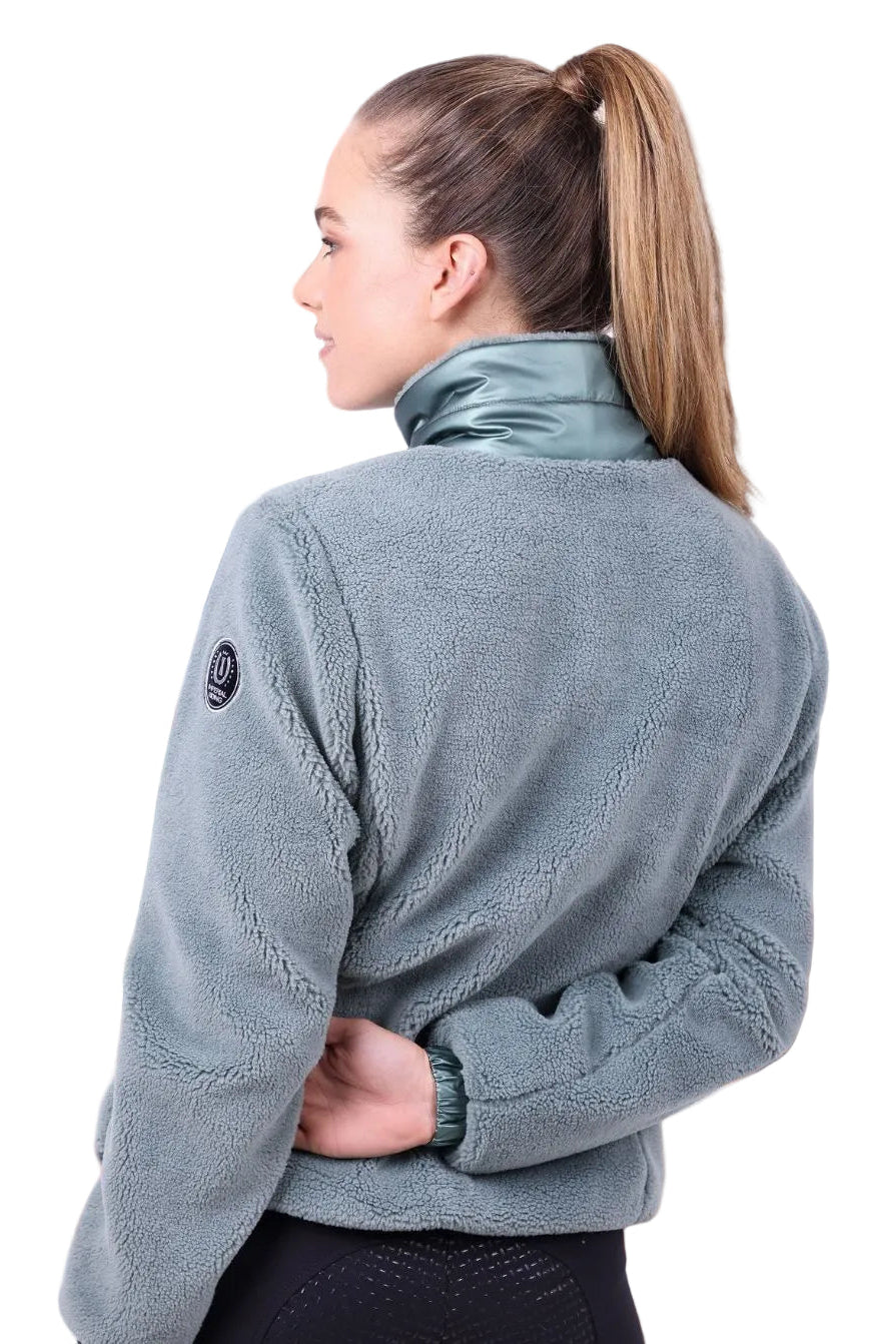 Imperial Riding »Women's Fleece Jacket IRHGalaxy Sherpa Sage Green