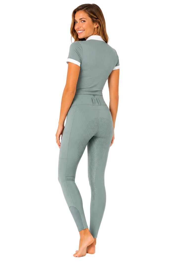 Imperial Riding Reithose IRHBliss FullGrip Sage Green