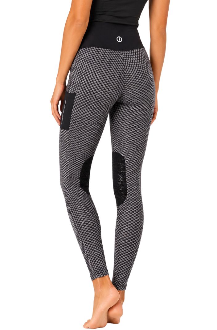 Imperial Riding Reitleggings IRHDiamond KneeGrip Schwarz