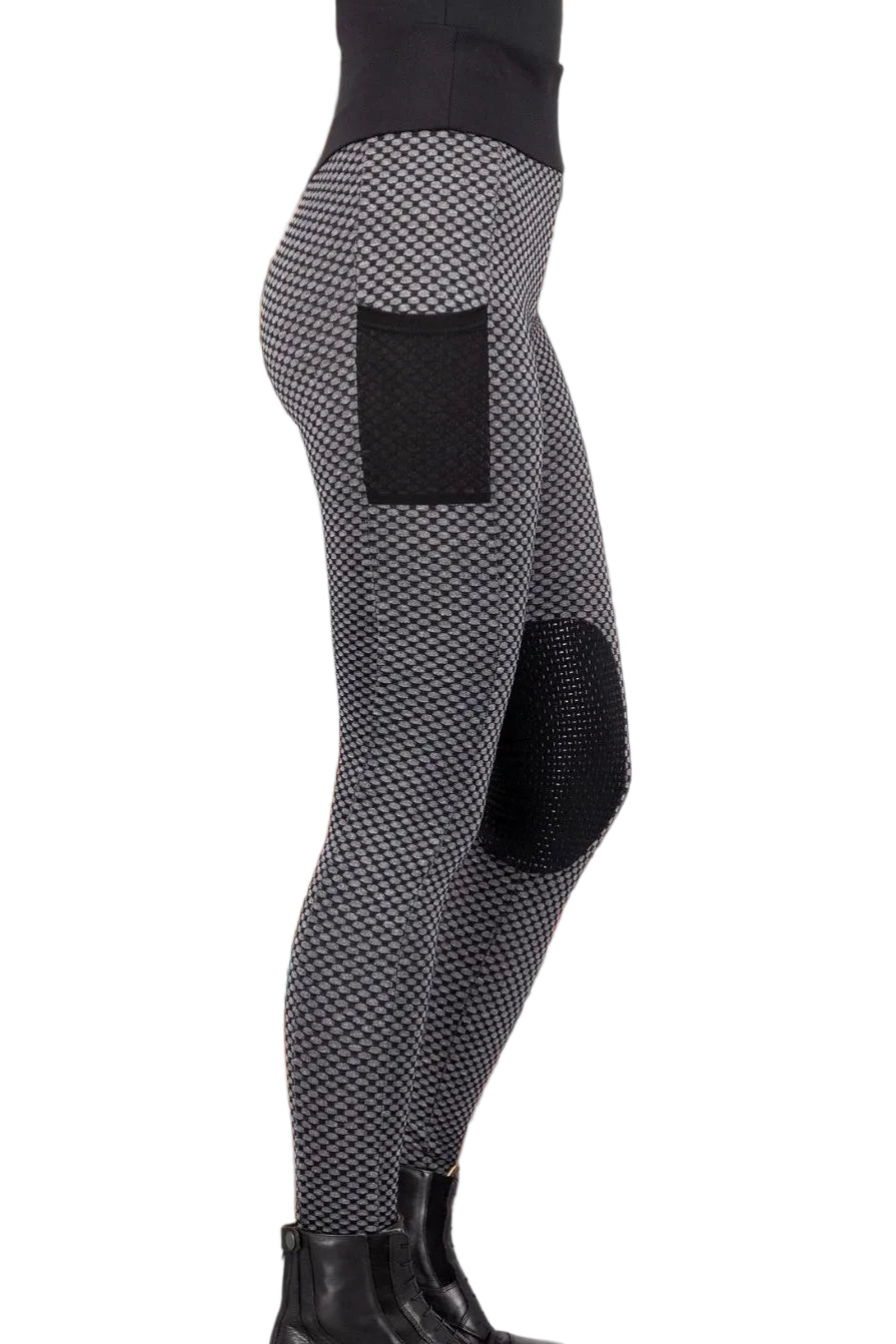 Imperial Riding »Ladies Riding Leggings IRHDiamond KneeGrip Black